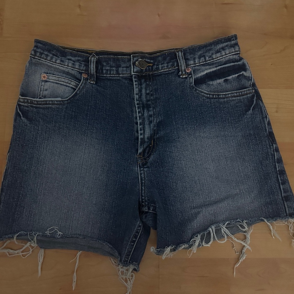 Jag Jeans Blue Jean Shorts Distressed Cut-Off Style High-Waisted